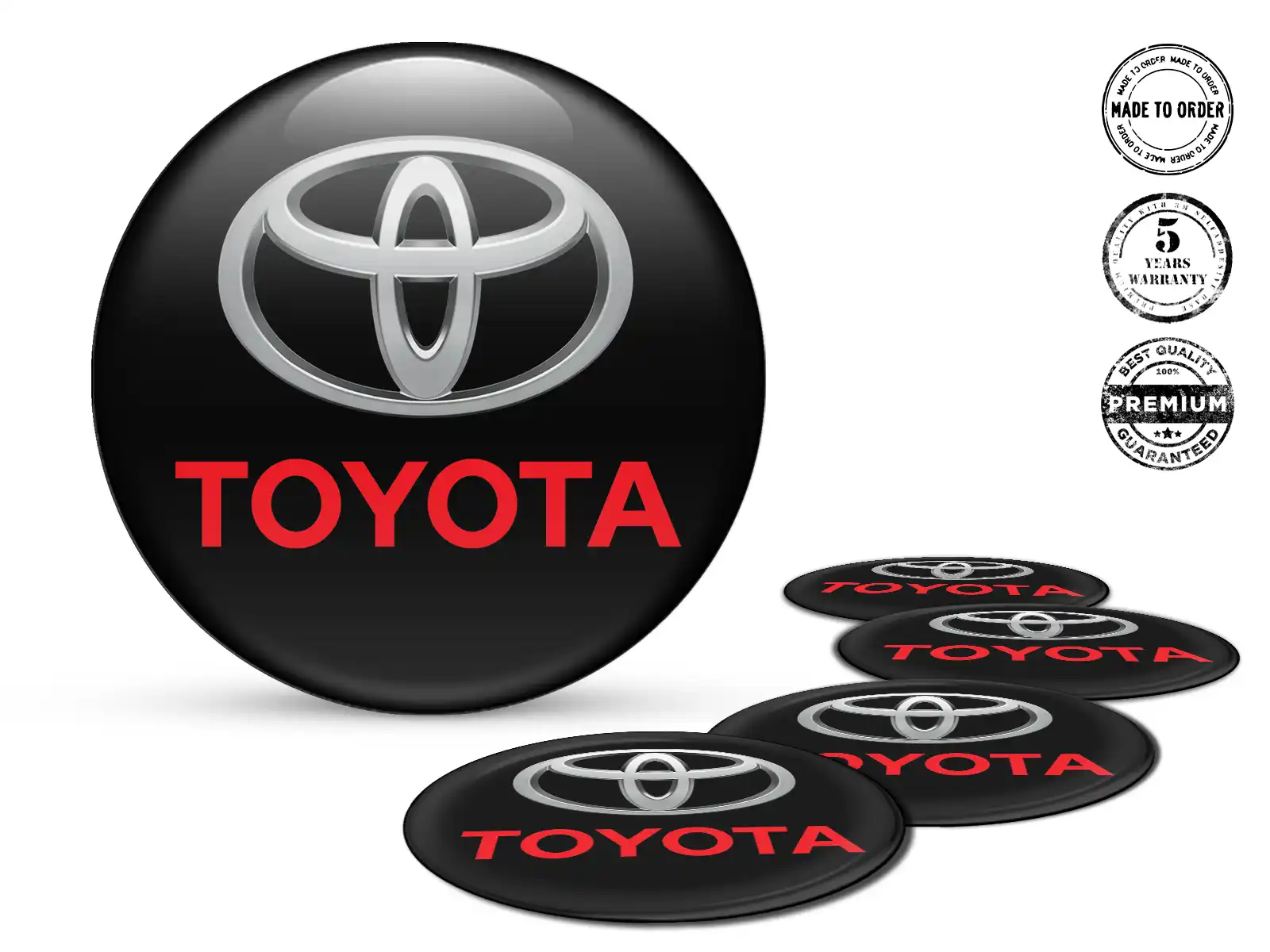 Toyota Pegatinas de Aro para Autos Emblemas de Alta Calidad